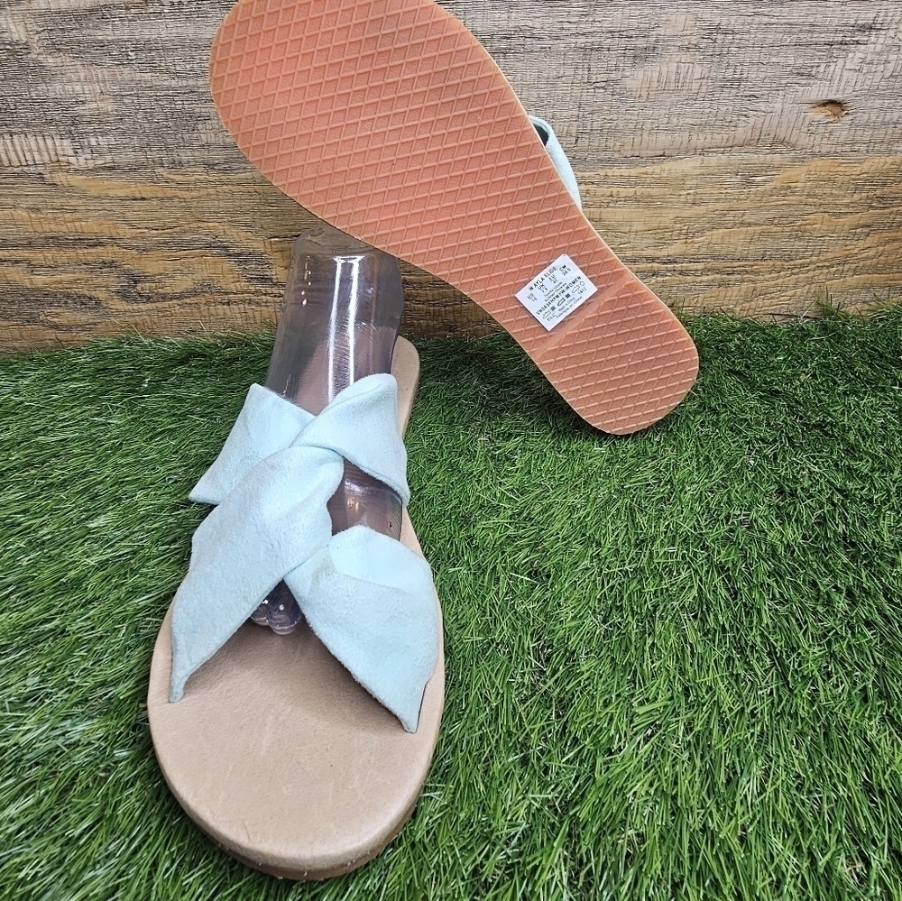 New Vans Ayla Slide Green Slip On Slides Flats NWT - image 8